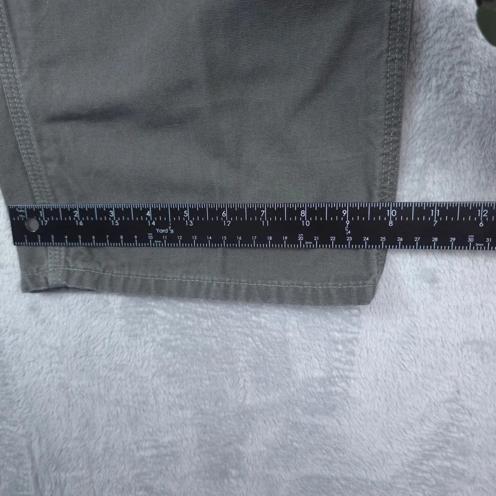 Carhartt Carpenter Pants‎ Mens 42x30 Gray Loose Fit Canvas B159 DMS Workwear